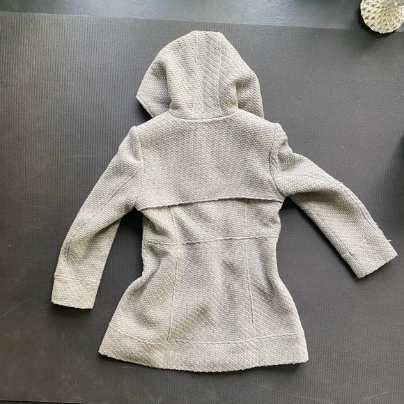 Jessica Simpson Hooded Textured Wool Coat - L - Picture 9 of 16